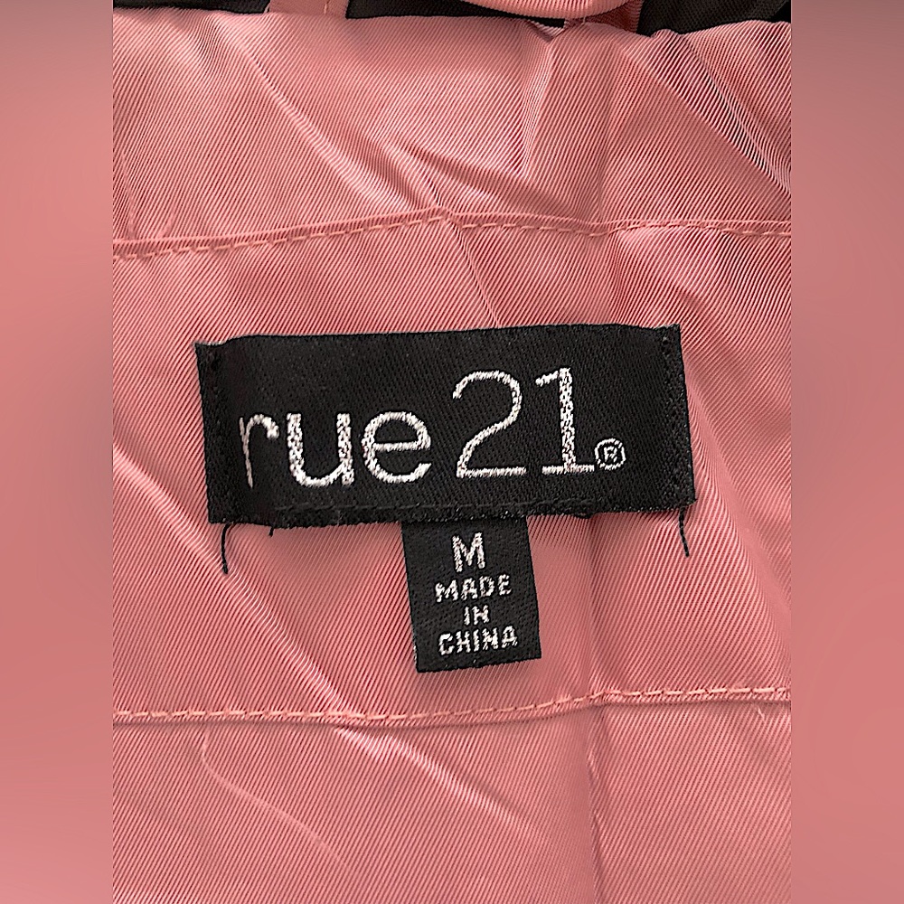 pink puffer jacket